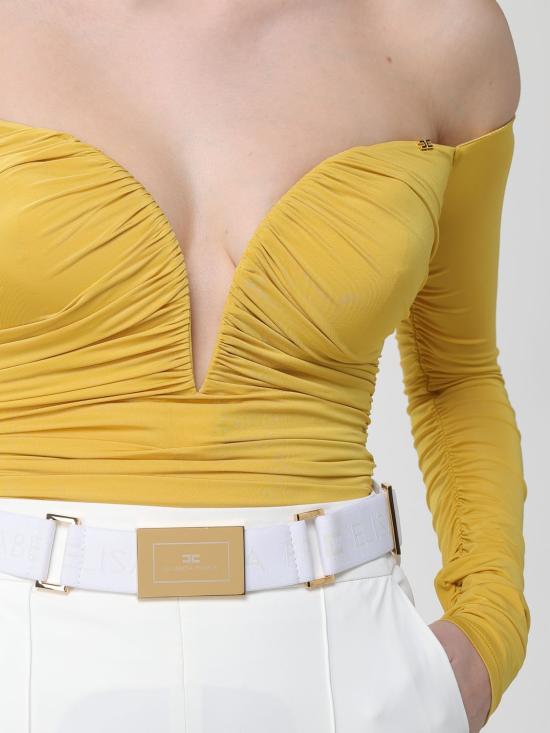 26SS 엘리자베타프랜치 탑 BO01561E2 EV4 Yellow - ELISABETTA FRANCHI