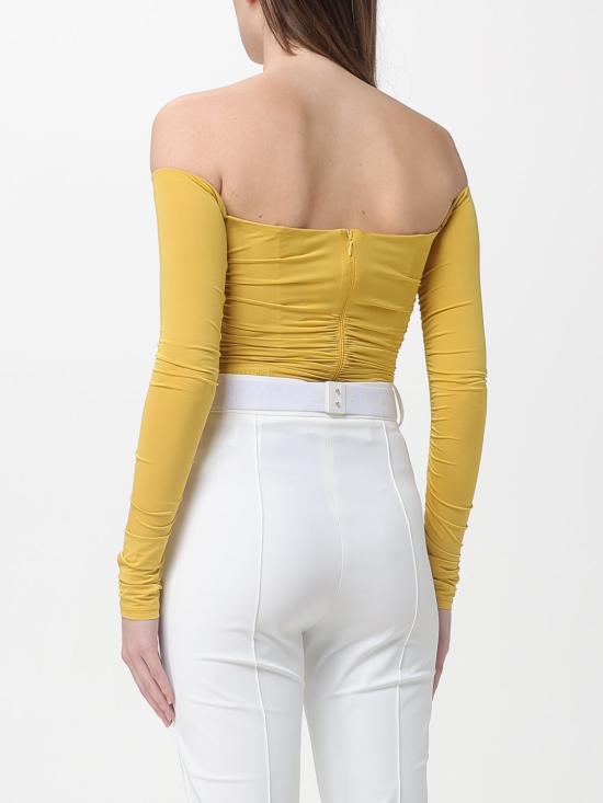 26SS 엘리자베타프랜치 탑 BO01561E2 EV4 Yellow - ELISABETTA FRANCHI