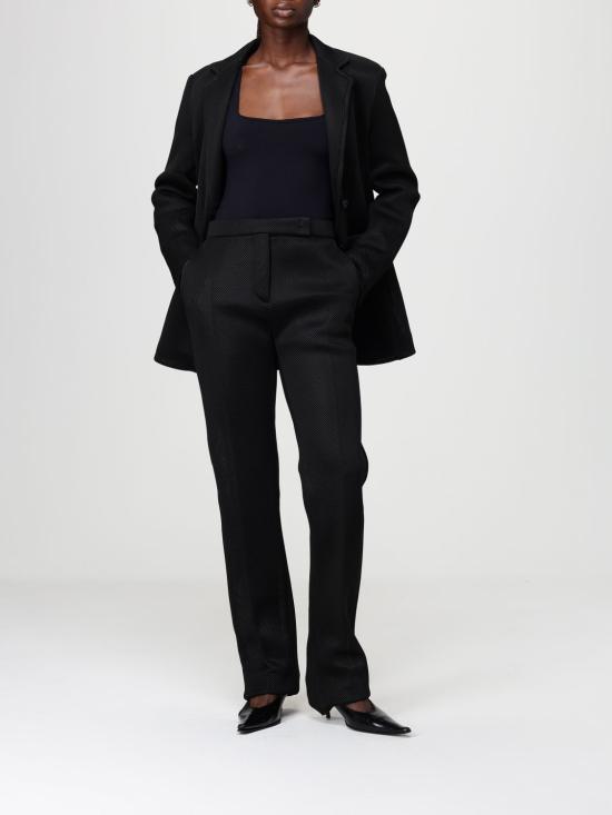 26SS 막스마라 스트레이트 팬츠 2611781123600 004 Black - MAX MARA