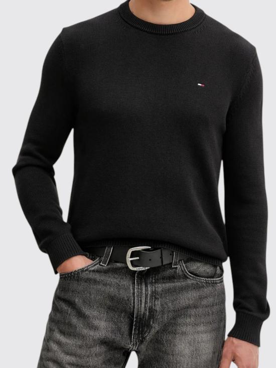 26SS 토미진 스웨터 DM0DM21787 BDS Black - TOMMY JEANS