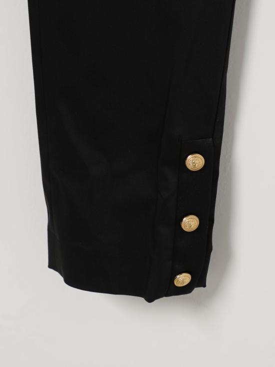 26SS [키즈] 발망 트레이닝/조거 팬츠 BY6B00P0484 930 Black - BALMAIN