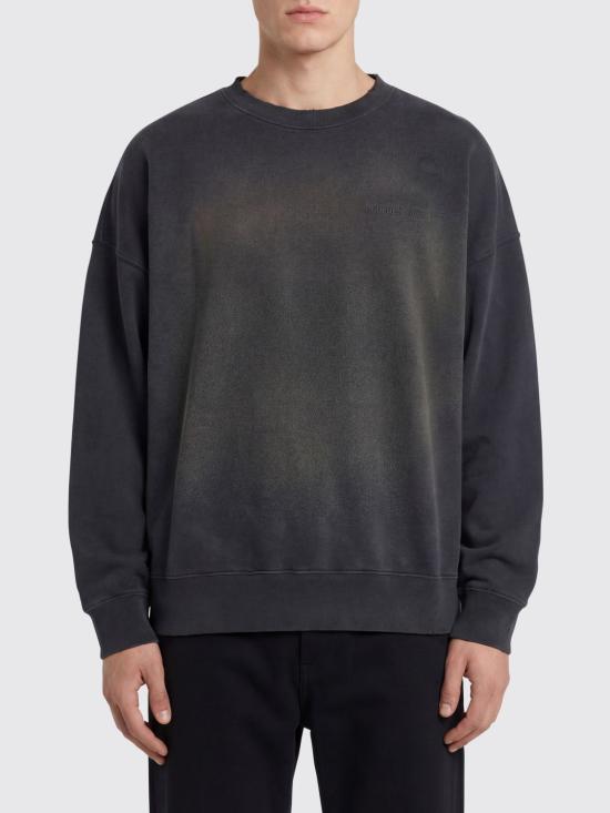 26SS 골든구스 로고 자수 코튼 스웨트셔츠 GUP01938P002146 90498 Black