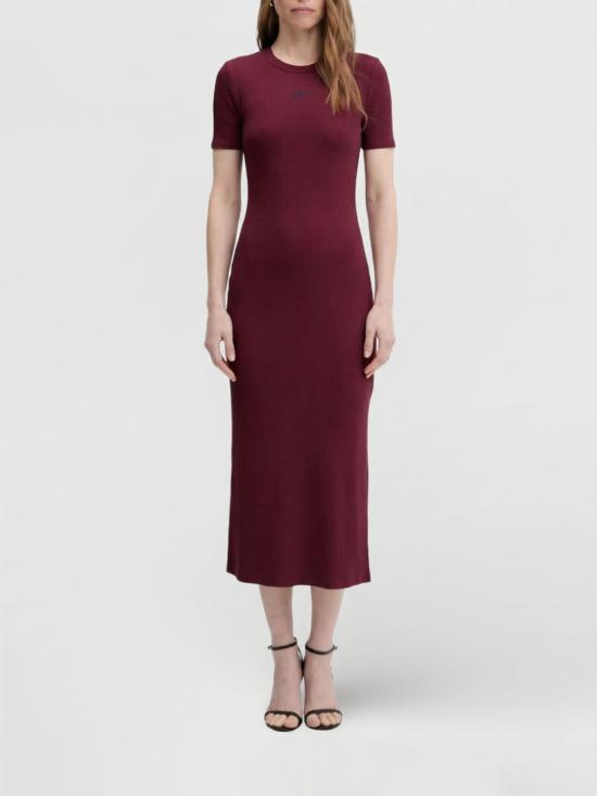 25FW 캘빈클라인 롱 원피스 LV044C902G VLP Burgundy