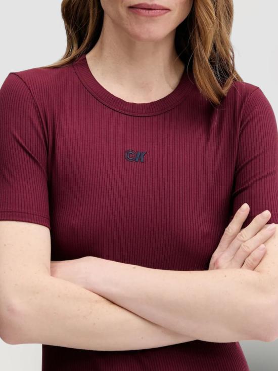 25FW 캘빈클라인 롱 원피스 LV044C902G VLP Burgundy - CALVIN KLEIN