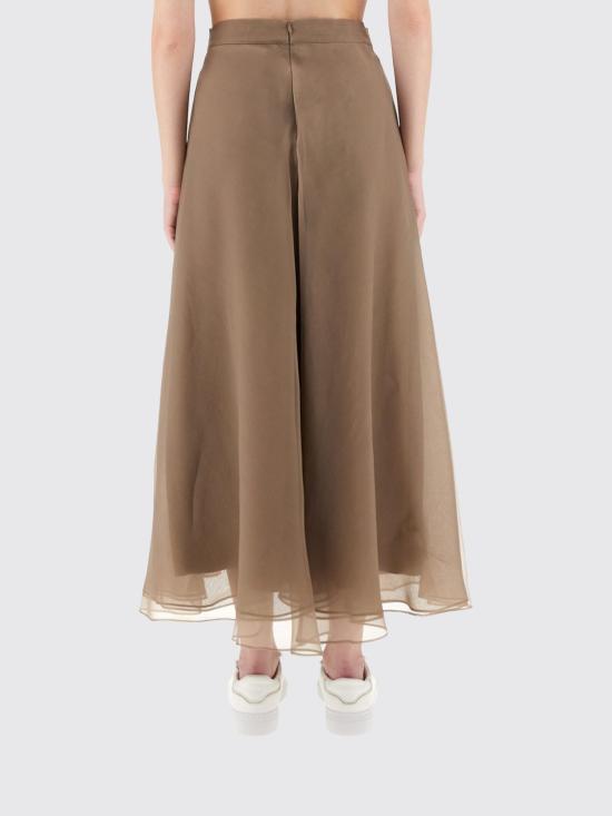 25FW 브루넬로 쿠치넬리 롱 스커트 MF940G3875 C8909 Beige