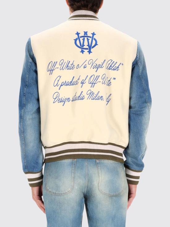 25FW 오프화이트 코트 OMEH053F25FAB004 1746 Cream - OFF WHITE