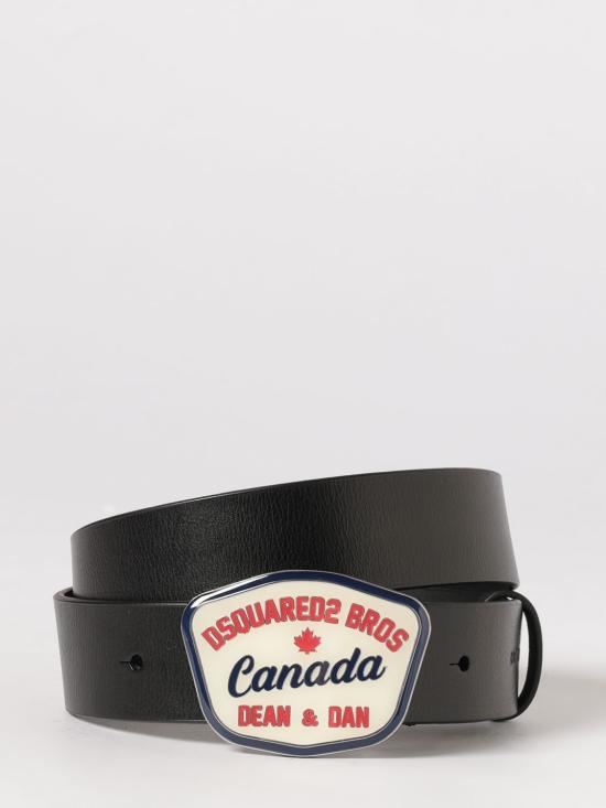26SS [키즈] 디스퀘어드2 가죽 벨트 DQ3258D0AGF DQ900 Black