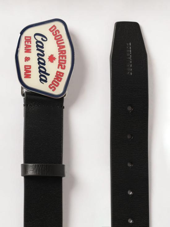 26SS [키즈] 디스퀘어드2 가죽 벨트 DQ3258D0AGF DQ900 Black - DSQUARED2