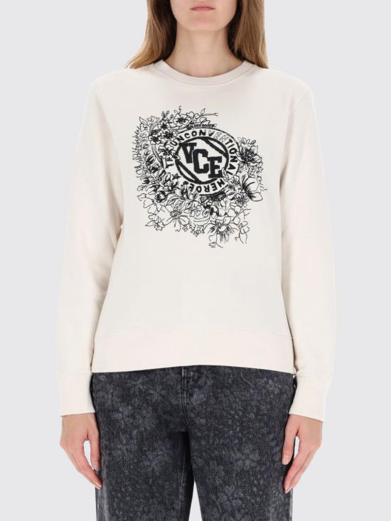 25FW 골든구스 자수 코튼 스웨트셔츠 GWP01223P00213182432 White