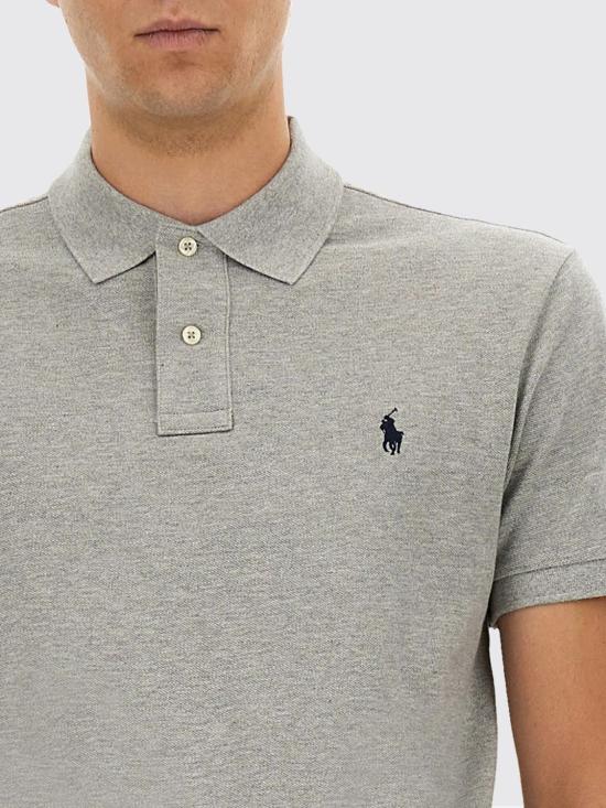 25FW 폴로 랄프로렌 폴로 티셔츠 710795080 005 Grey - POLO RALPH LAUREN