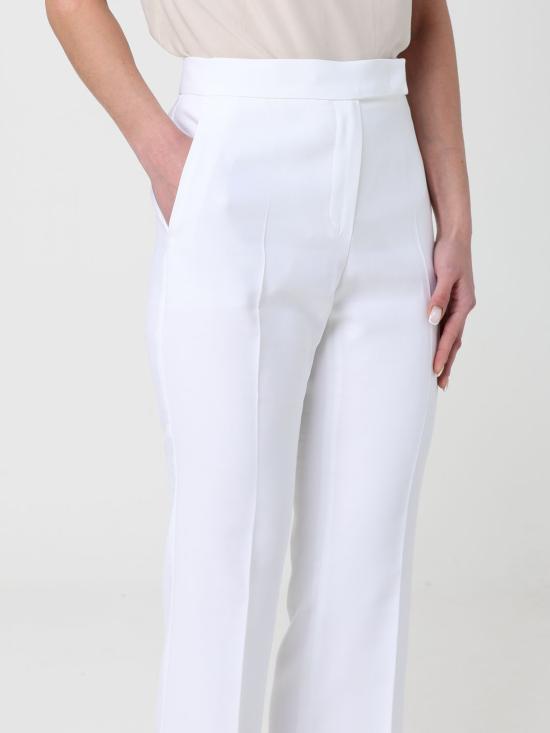 26SS 막스마라 스트레이트 팬츠 2611131052600 001 White - MAX MARA