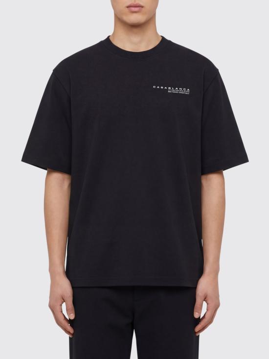 26SS 카사블랑카 반팔 티셔츠 MSP26JTS044 06 Black