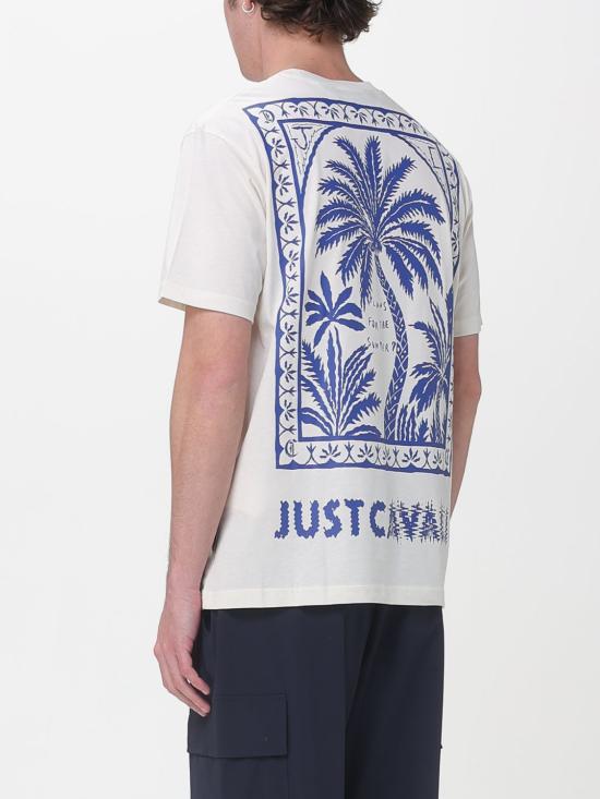 26SS 저스트까발리 반팔 티셔츠 80OAHT23CJ500 004 White - JUST CAVALLI