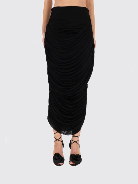 25FW 마그다뷰트림 롱 스커트 221925 Black - MAGDA BUTRYM