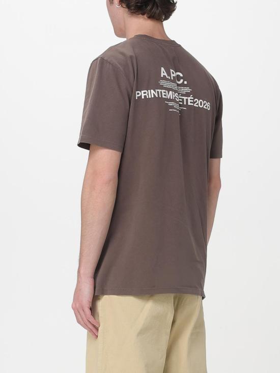 26SS 아페쎄 반팔 티셔츠 COHBSM26465 CAA Brown - A.P.C.