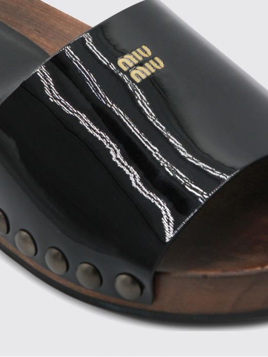 26SS 미우미우 힐/펌프스 5Z425EFA030069 F0002 Black - MIU MIU