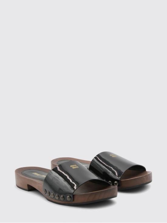 26SS 미우미우 힐/펌프스 5Z425EFA030069 F0002 Black - MIU MIU