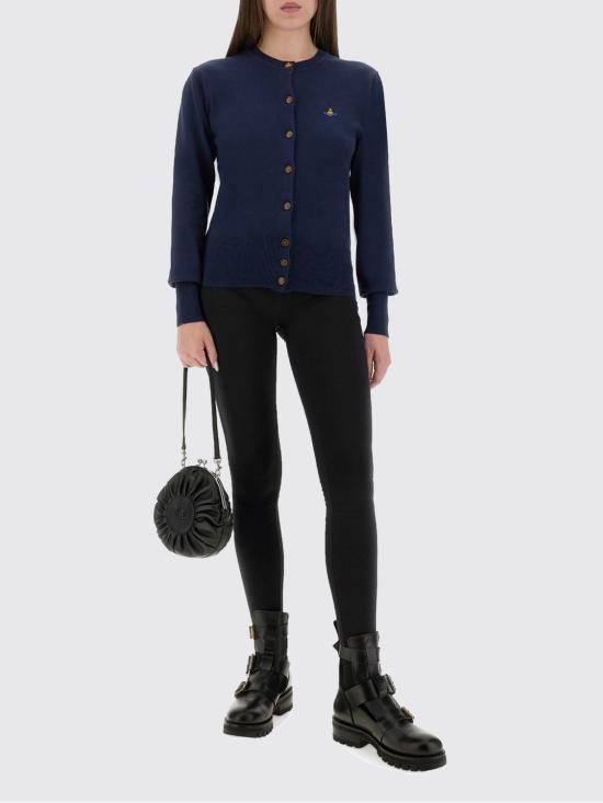 25FW 비비안웨스트우드 BEA 베아 니트 가디건 1803002PY001V K410 Blue - VIVIENNE WESTWOOD