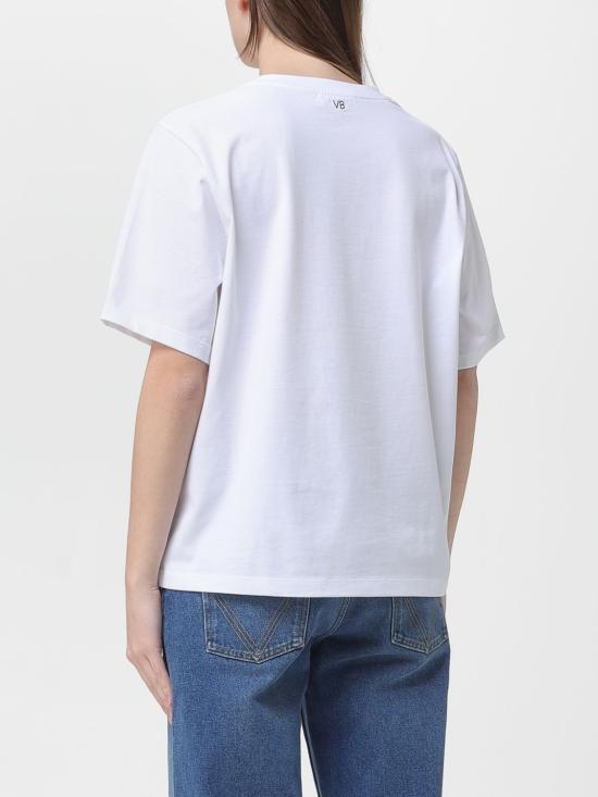 26SS 빅토리아 베컴 반팔 티셔츠 1226JTS007458A 9831 White - VICTORIA BECKHAM