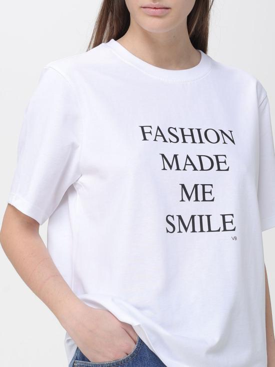 26SS 빅토리아 베컴 반팔 티셔츠 1226JTS007458A 9831 White - VICTORIA BECKHAM