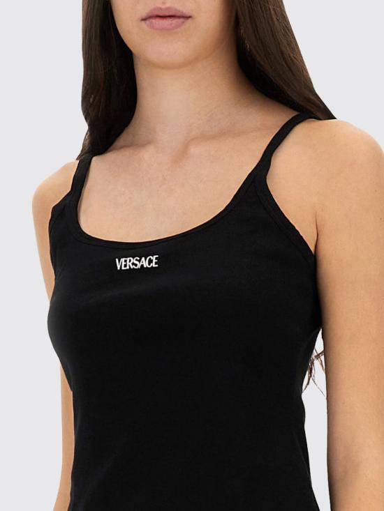 25FW 베르사체 탑 10205241A15461 1B000 Black - VERSACE