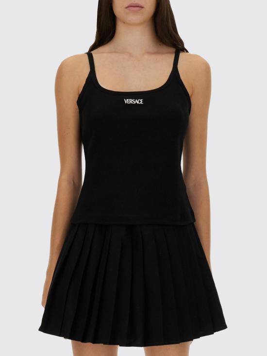 25FW 베르사체 탑 10205241A15461 1B000 Black