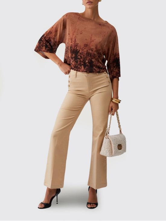 26SS 리우조 스트레이트 팬츠 WA6403T367A 41208 Cream - LIU JO