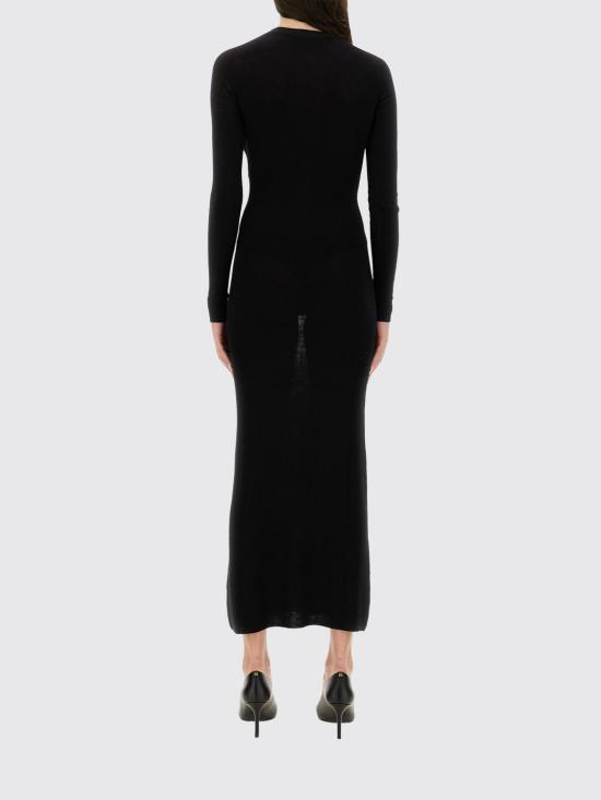 25FW 베르사체 롱 원피스 10203581A16171 1B000 Black - VERSACE