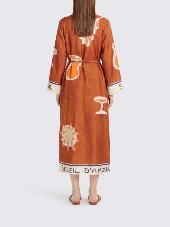 26SS 알레메 롱 원피스 6080D RUST Brick Red - ALEMAIS