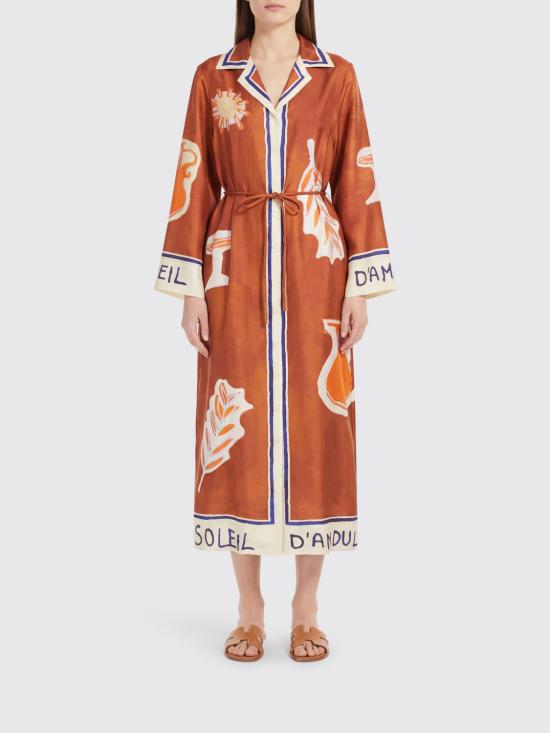 26SS 알레메 롱 원피스 6080D RUST Brick Red