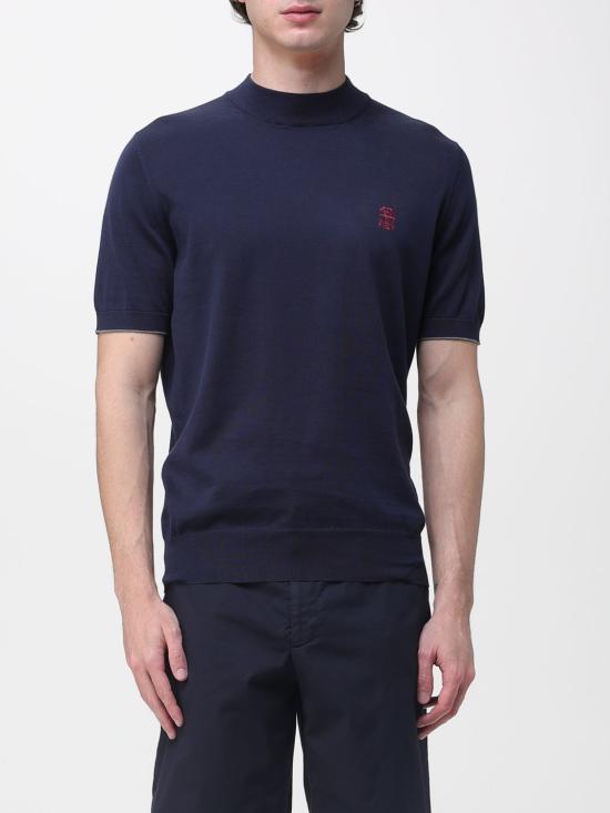 26SS 브루넬로 쿠치넬리 스웨터 M29800104 CW425 Blue