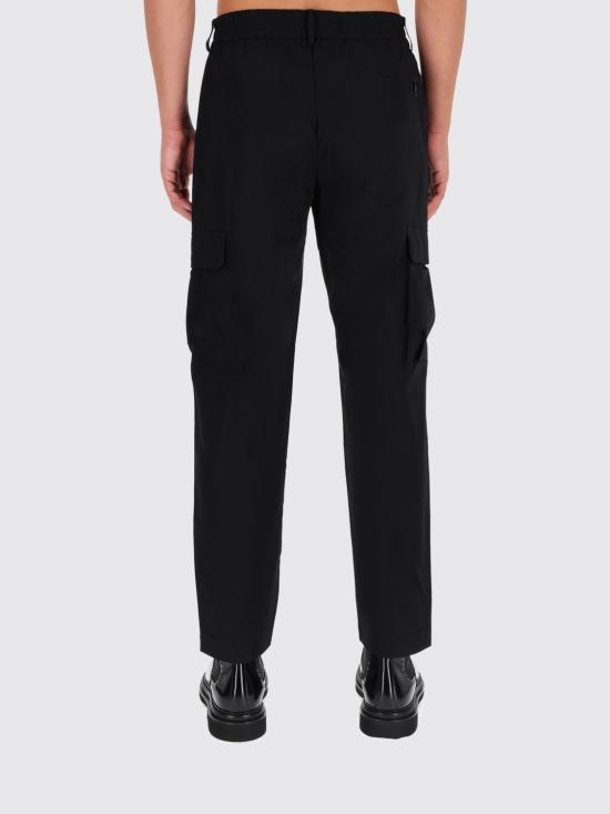 25FW 베르사체 스트레이트 팬츠 79GAAD03CQ10D 899 Black - VERSACE