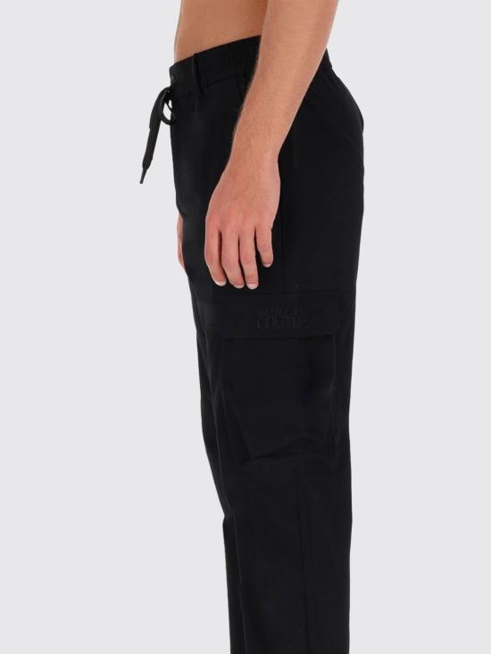 25FW 베르사체 스트레이트 팬츠 79GAAD03CQ10D 899 Black - VERSACE