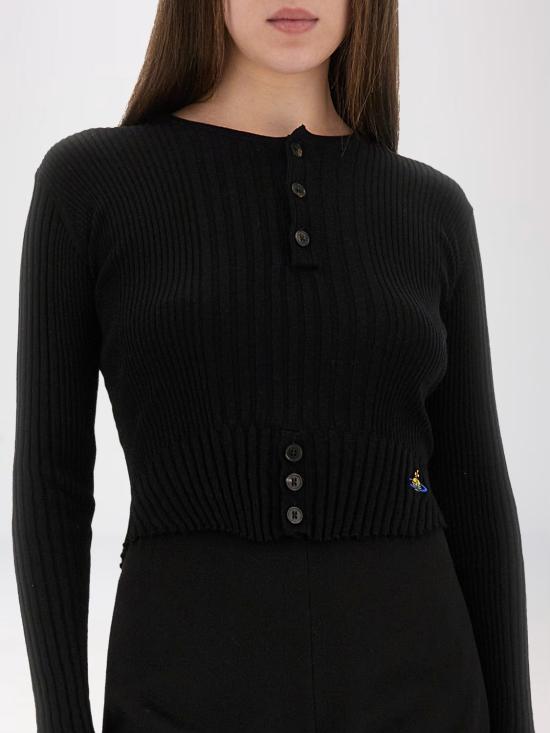 25FW 비비안웨스트우드 탑 1803006GY003M N401 Black - VIVIENNE WESTWOOD