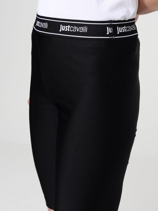 26SS 저스트까발리 숏팬츠 80PAC107J0108 899 Black - JUST CAVALLI