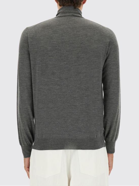 25FW 브루넬로 쿠치넬리 롤 넥 스웨터 M2400103 C079C Grey 1 - BRUNELLO CUCINELLI