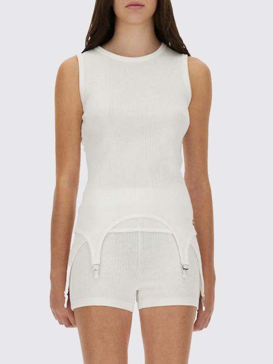 25FW 장 폴 고티에 탑 TO387J014 01 White