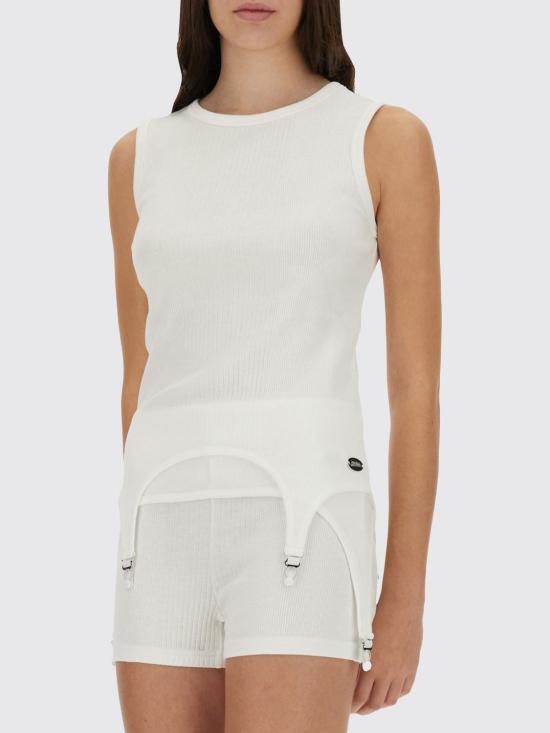 25FW 장 폴 고티에 탑 TO387J014 01 White - JEAN PAUL GAULTIER