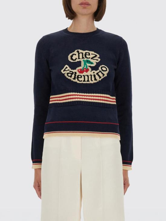 25FW 발렌티노 가라바니 스웨터 7B3KC66Q9HM 0W6 Navy