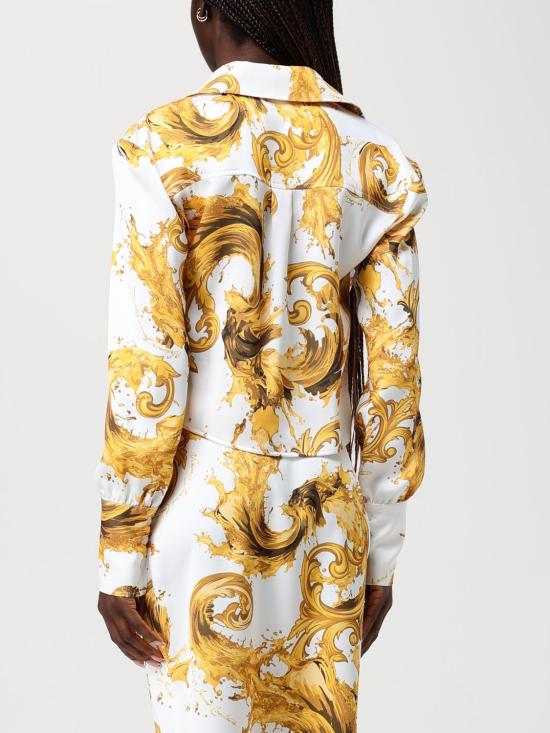 26SS 베르사체 셔츠 80HAL212NS820 G03 White - VERSACE