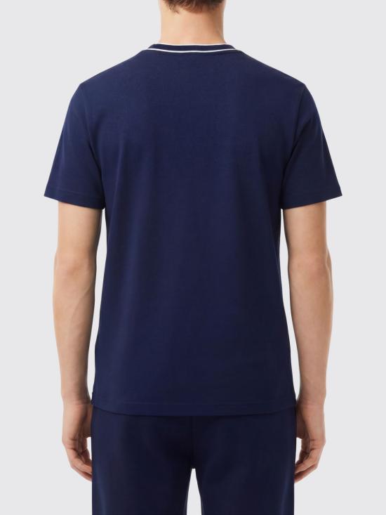 26SS 라코스테 반팔 티셔츠 TH8174 166 Blue - LACOSTE