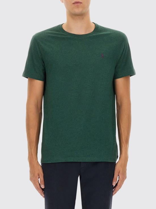 25FW 폴로 랄프로렌 포니로고 자수 반팔 티셔츠 710671438 460 Grass Green - POLO RALPH LAUREN