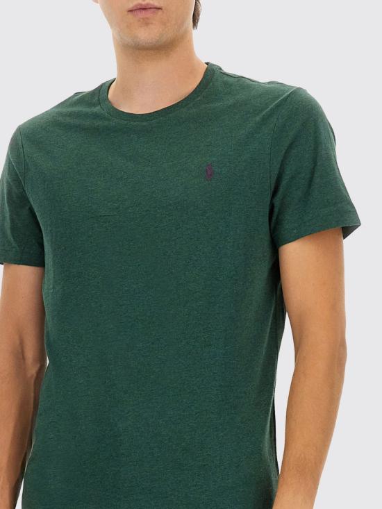 25FW 폴로 랄프로렌 포니로고 자수 반팔 티셔츠 710671438 460 Grass Green - POLO RALPH LAUREN