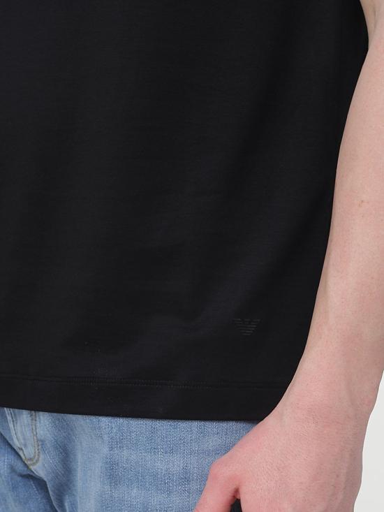 26SS 엠포리오 아르마니 반팔 티셔츠 EM006691AF10017 UC001 Black - EMPORIO ARMANI