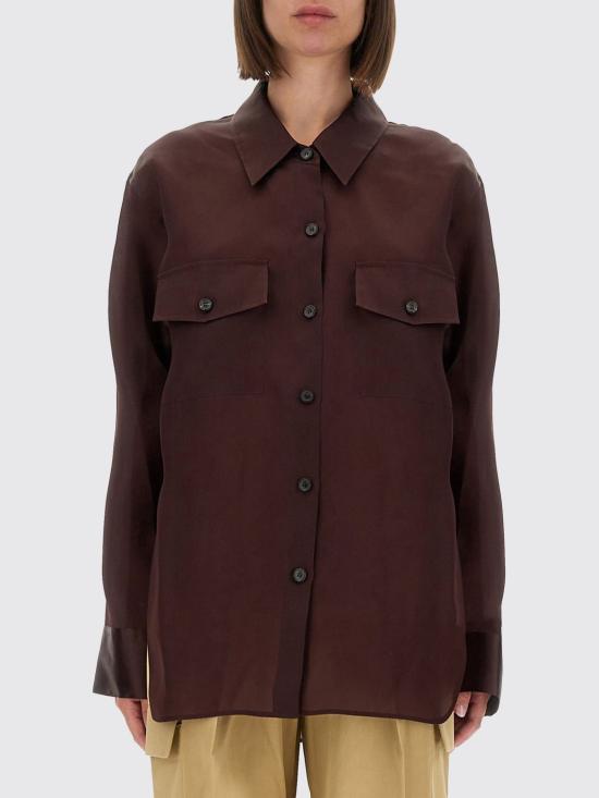 25FW 케이트 셔츠 24043002 599 Burgundy