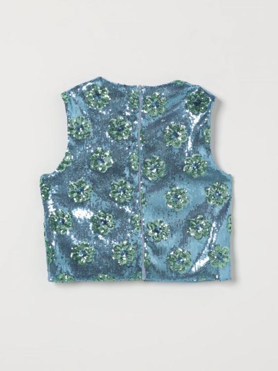 26SS [키즈] 핑코 티셔츠 KFTO0080TV114 9001 Blue - PINKO