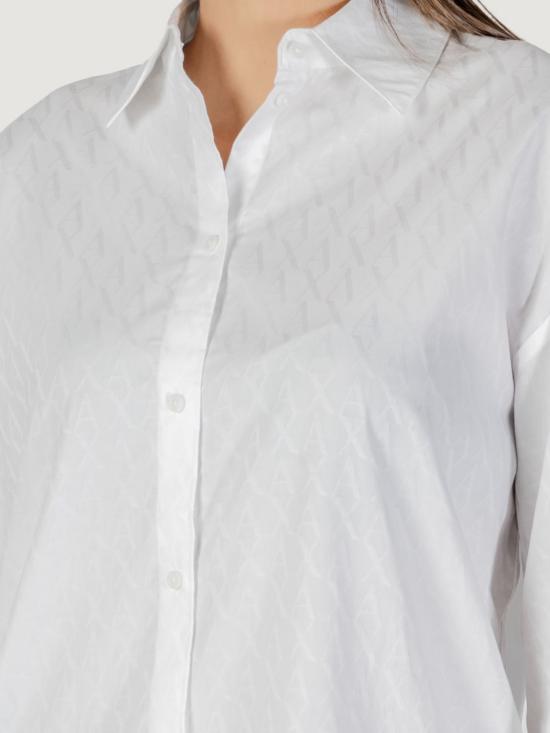 25FW 알마니 셔츠 XW001424AF16631 U0002 White - ARMANI