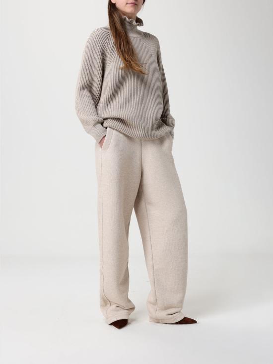 26SS 막스마라 스트레이트 팬츠 2611781038600 002 Beige - MAX MARA