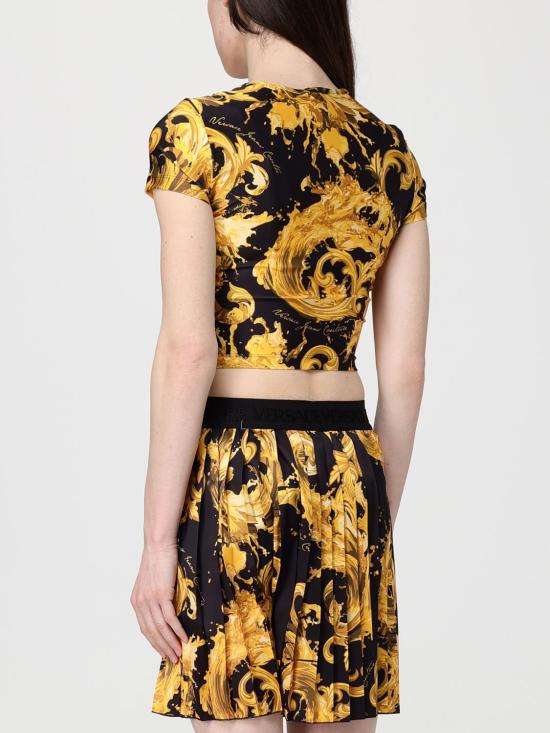 26SS 베르사체 반팔 티셔츠 80HAH602JS532 G89 Black - VERSACE