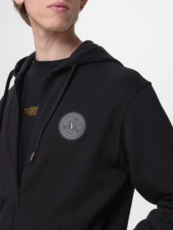 26SS 베르사체 긴팔 티셔츠 80GAIT03CF01T G89 Black - VERSACE